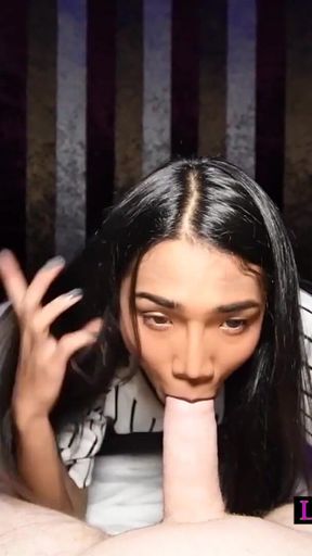 Stunning moment from &quot;Baseball jersey femboy teen cutie POV blowjob and anal fucking&quot;