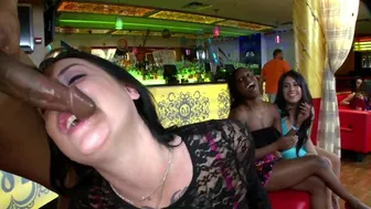 Male Strippers Unleash Massive Cocks at a Wild CFNM Group Fuck