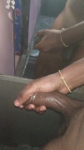 Tamil10inchesbbc Sexy Mirror Session Gone Wrong on End