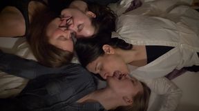 Four Girls Insatiable Lips and Tongues