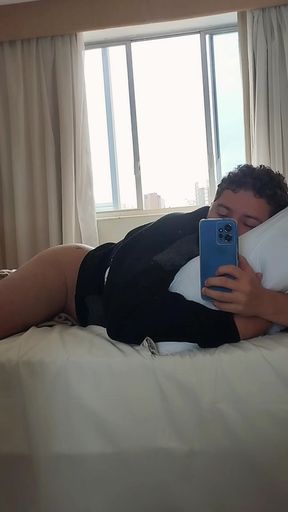 Mee Showed off Inside the Room so My Straight Friend Would Notice Me.