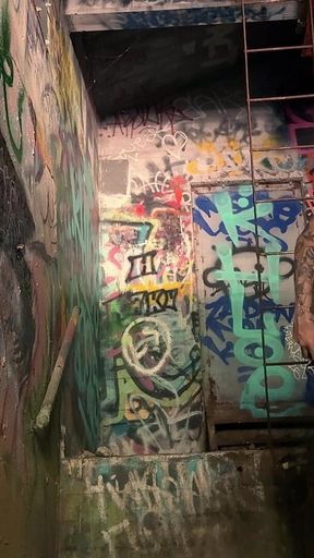 Trans Girl Caught Fucking a Trans Man in an Abandoned Building