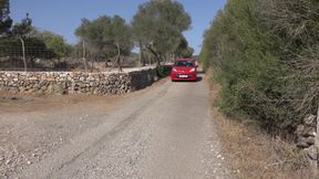 Bitch gets pussy fucked from behind while sucking another big cock