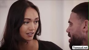 TBabe Faby massage dudes cock by sucking