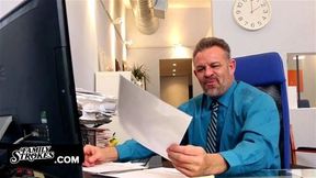 Naughty Teen Seduces Stepdaddy At Work