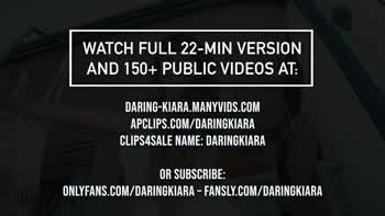 daringkiara - Kiara's Embarrassing Flash Challenge: Outdoor Nudity Adventure