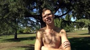 Str8chaser.com: Paul Wagner & Cameron Taylor spanking outdoors