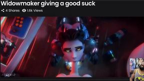 Thicc Kimberly Gives Good Head, Luna&#039;s Beautiful Ass Receives Slow Backshots, Widowmaker Gives That Good Suck,