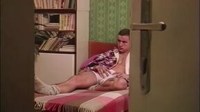 In his university room Filip Smirnov watches porn & jerks off.