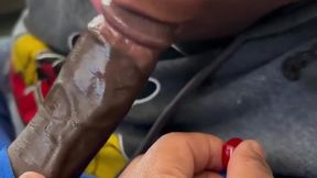 Juicy lip ebony stepsis sucks BBC till camera dies (Cory Chase &mdash;  LeoLulu &mdash;  Rose Bennett)