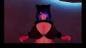 3D POV Breast Expansion Big Tits solo w/ Sound added