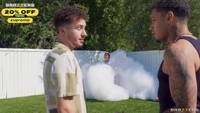Double Teaming The Foam Party MILF