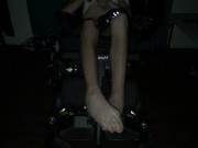 Watch My Leg Spasms During an Intense Orgasm In My Wheelchair