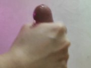 Gros plan a girl masturbating a dick stepsister