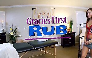 Gracie glam&kelly; madison, gracies first rub