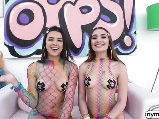 NYMPHO Horny duett with Sera Ryder and Kylie Rocket