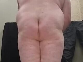 A Chubby Guy With A Corn Cob Up His Ass