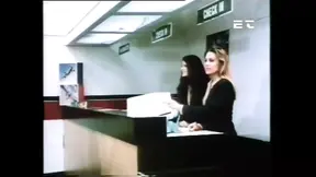 Naughty MILF secretary gets her ass fucked and cummed on