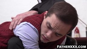 FatherXXX.com - Naughty seminarian's atonement with sex toys