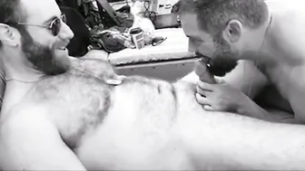 Muscular Bear John Gets Fucked at a Wild Pool Party