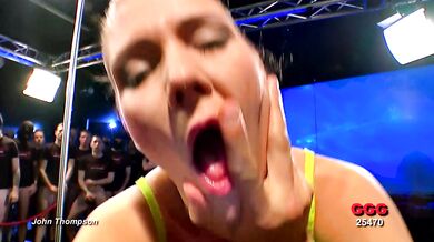 Athletic babe in German goo girls bukkake gangbang John Thompson