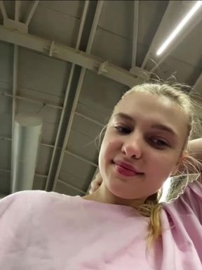 Crazy fucking anal in the public gym