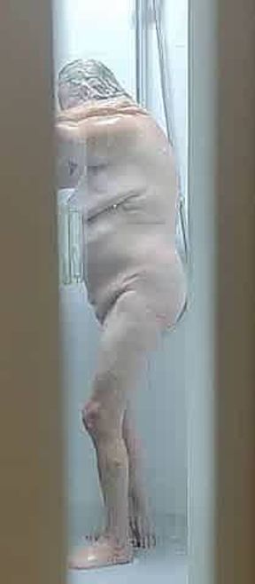 granny showering