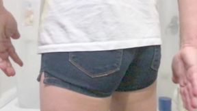 Slow motion ass shake. Big ass
