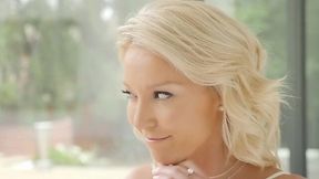 Cougar blonde enjoys fucking in the kitchen