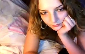 Cute blond webcamgirl