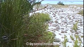 Sexy MILF Naked on the Nudist Beach