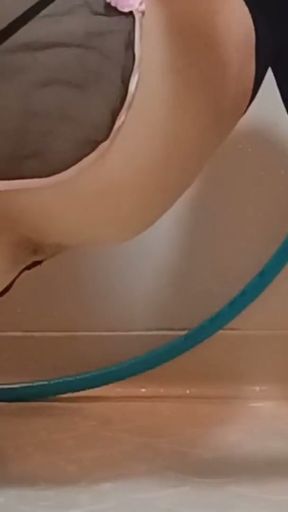 Sissy-Kuroko chinese dress huge dildo   Clip 1
