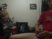 Lots of Cum Watching Li Moon Masterbate !!