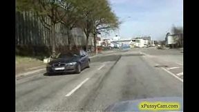 Public slut gets a dirty lesson