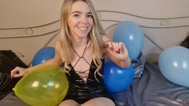 Mistress enters the balloon scene