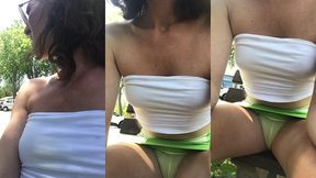 en public je vous devoile ma culotte