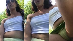 en public je vous devoile ma culotte