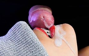 The Best Mouth Eating Cum! a Great Blowjob