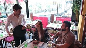 adventurous babe sara diamante invites shy waiter over for intense dp threesome gp3455