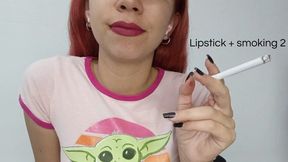 Lipstick + smoking 2