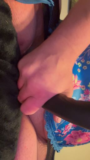 Sexy stockings and riding a fat dick until I cum