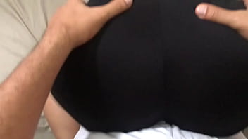 Hot Couple in Bed Wearing Leopard Lingerie &ndash_ Sensual Cuddling, Teasing &amp_ Passionate Moments