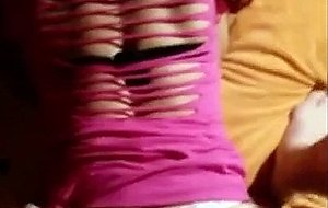 Tranny sucking cock and getting fucked