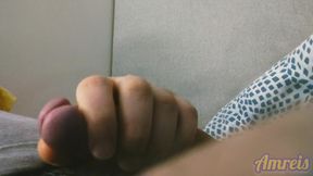 Morning Erection and Jerk off with Cum on the Table