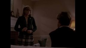 Yvette Croskey stripping and couch sex in Stealing Home