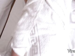 Screwed and Cum on the Bushy Snatch