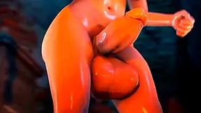 Triss Mercilessly Rides Her Submissive Partner in Hot 3D Hentai Action