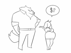 Sugar Daddy Wolf And Bimbo Deer