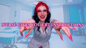 Nurse Gives You CBT Instructions