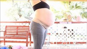 Pregnant Madeline work out 29 weeks 2017